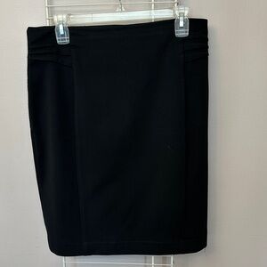 Express Black Pencil Skirt with Subtle Waist Detail